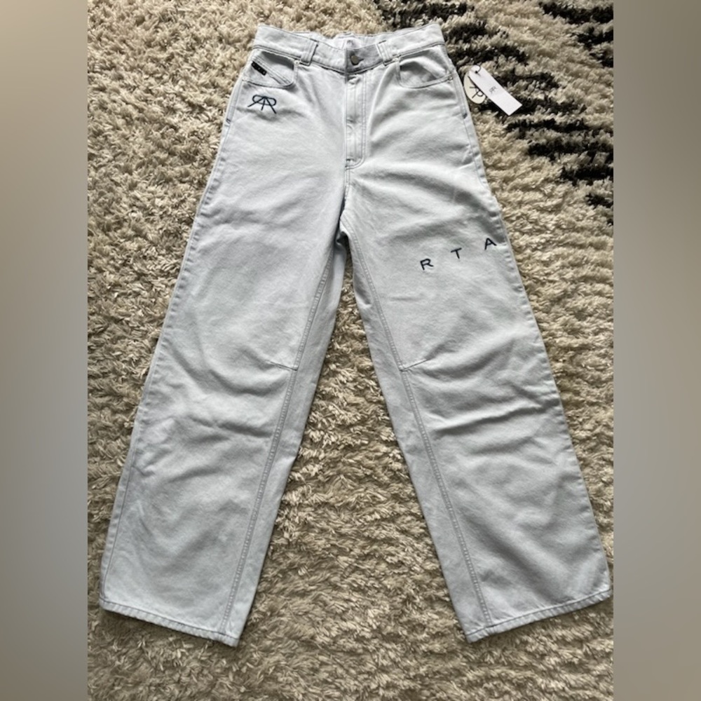 RtA Wide Leg Light Blue Jean